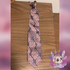 Vintage Clip-on Pink Tie